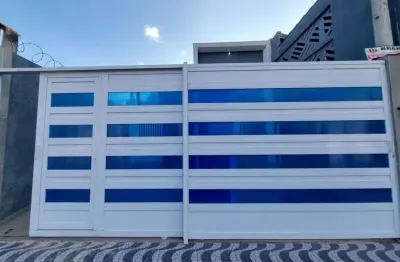 Casa com 2 dormitórios à venda por r$ 375.000,00 - caiçara - praia grande/sp