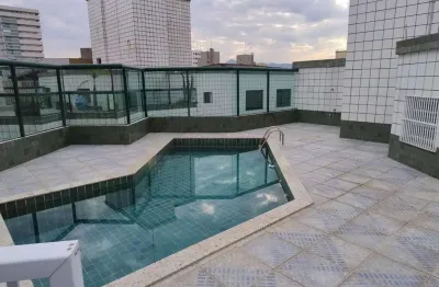 Cobertura com 3 dormitórios à venda, 306 m² por r$ 1.200.000,00 - tupi - praia grande/sp