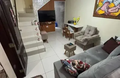 Sobrado à venda, 90 m² por r$ 650.000,00 - tupi - praia grande/sp