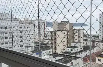 Apartamento com 3 dormitórios para alugar, 105 m² por r$ 6.300,00/mês - vila guilhermina - praia grande/sp