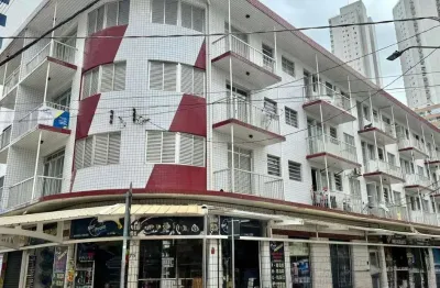 Kitnet com 1 dormitório à venda, 27 m² por r$ 180.000,00 - boqueirão - praia grande/sp
