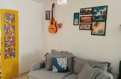 Kitnet com 1 dormitório à venda, 35 m² por r$ 210.000 - aviação - praia grande/sp