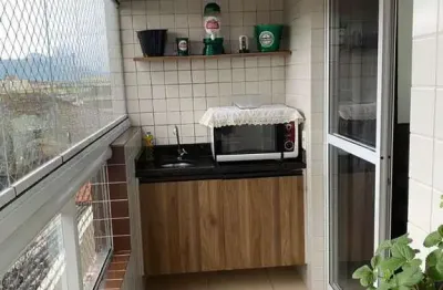 Apartamento com 2 dormitórios à venda, 55 m² por r$ 370.000,00 - vilamar - praia grande/sp