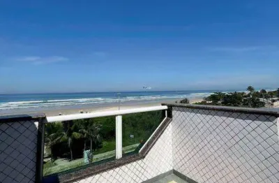 Praia boracéia - cobertura duplex frente ao mar - 3 dormitórios