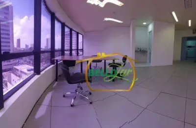 Sala para alugar, 70 m² por r$ 5.000,00/mês - boa vista - recife/pe