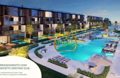 Flat com 1 dormitório à venda, 21 m² por r$ 750.000,00 - porto de galinhas - ipojuca/pe
