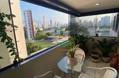 Apartamento à venda, 120 m² por r$ 700.000,00 - graças - recife/pe