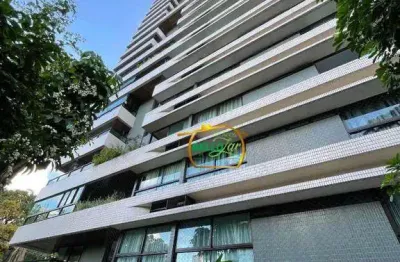 Apartamento com 4 dormitórios à venda, 220 m² por r$ 1.800.000,00 - jaqueira - recife/pe