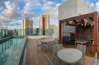 Apartamento  mobiliado, com 1 quarto para alugar,  - parnamirim - recife/pe