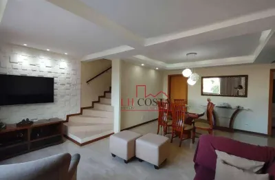 Linda casa duplex com espaço gourmet, 3 quartos sendo 1 suíte, 1 vaga de garagem coberta à venda, 188 m² por r$ 990.000 - ponta d areia - niterói/rj