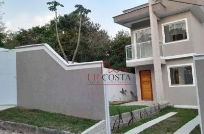 Casa duplex com 2 dormitórios sendo 2 suítes  à venda, 76 m² por r$ 350.000 - maria paula - são gonçalo/rj