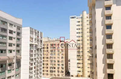 Apto na primeira quadra da praia com 2 dormitórios (transformou o qto de empregada em 3º quarto)  à venda, 100 m² por r$ 630.000 - icaraí - niterói/rj