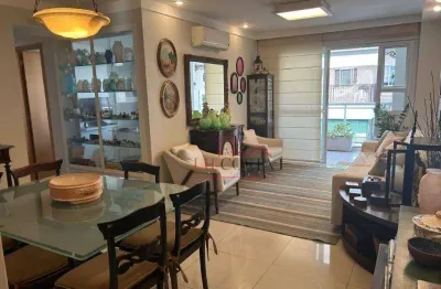 Apartamento com varanda gourmet, 3 dormitóriossendo 1 suíte, 2 vagas   à venda, 110 m² por r$ 1.290.000 - icaraí - niterói/rj