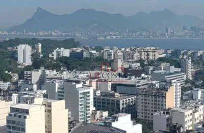 Sala com vista deslumbrante para baía de guanabara e cristo-sala, 56 m² - venda por r$ 180.000 - centro - niterói-estuda perm