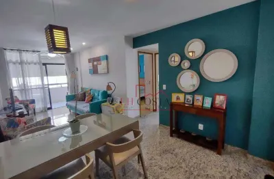Apartamento com ampla varanda, 2 dormitórios à venda, 87 m²sendo 1 suíte. a vaga na escritura  por r$ 685.000 - icaraí - niterói/rj