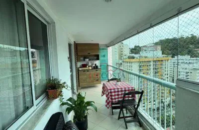 Apartamento composto por 2 varandas, 2 quartos sendo 1 suíte. 1 vaga à venda, 70 m² por r$ 490.000 - santa rosa - niterói/rj