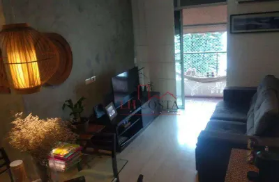 Apartamento com  Varanda, sala. 2 dormitórios. a vaga de garagem com locker  à venda, 75 m² por R$ 450.000 - Icaraí - Niterói/RJ