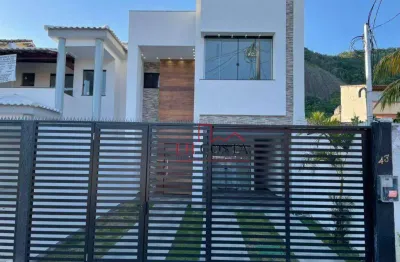 Excelente casa duplex em fino acabamento, com 4 quartos sendo 1 suíte à venda, 194 m² por r$ 997.000 - piratininga - niterói/rj