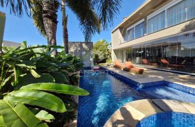 Casa em condomínio fechado com 5 quartos à venda na Avenida Américo de Souza Meirelles, 100, Residencial e Empresarial Alphaville, Ribeirão Preto