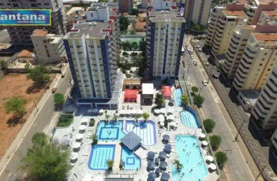 Apartamento com 1 dormitório à venda, 44 m² por r$ 140.000,00 - do turista - caldas novas/go