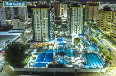 Apartamento com 1 dormitório à venda, 44 m² por r$ 136.500,00 - do turista - caldas novas/go