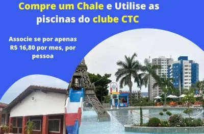 Chale 2 dormitórios à venda, 90 m² por r$ 90.000 - mansões das águas quentes - caldas novas/go