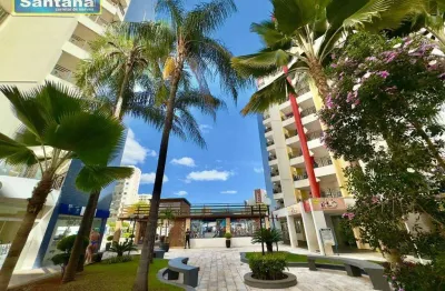 Apartamento com 1 dormitório à venda, 44 m² por r$ 140.000,00 - do turista - caldas novas/go