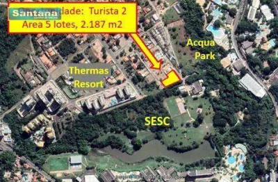 Área à venda, 2187 m² por r$ 700.000,00 - do turista ii - caldas novas/go