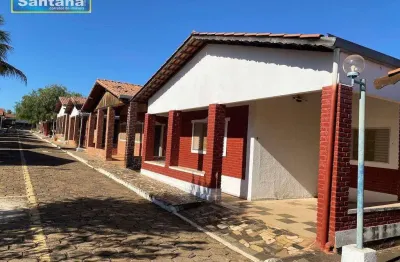 Chale 3 dormitórios à venda, 95 m² por r$ 78.000 - mansões das águas quentes - caldas novas/go