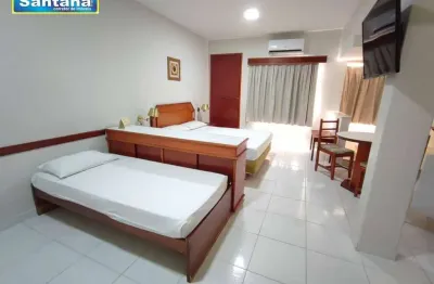 Apartamento com 1 dormitório à venda, 36 m² por r$ 115.000 - flat hot spingrs  - caldas novas/go