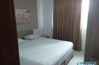 Apartamento com 1 dormitório à venda, 34 m² por r$ 125.000,00 - do turista - caldas novas/go