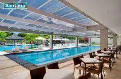 Apartamento com 1 dormitório à venda, 27 m² por r$ 290.000,00 - bandeirantes - caldas novas/go