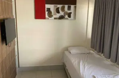 Apartamento com 1 dormitório à venda, 28 m² por r$ 145.000,00 - chácara roma - caldas novas/go