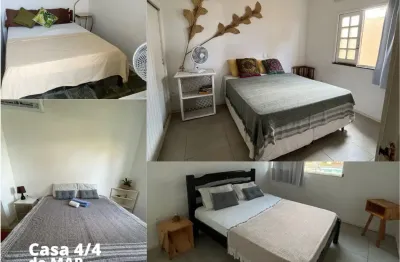 Villas do atlântico - casa pé na areia 4 quartos, mobiliada, piscina. Acesso mar!