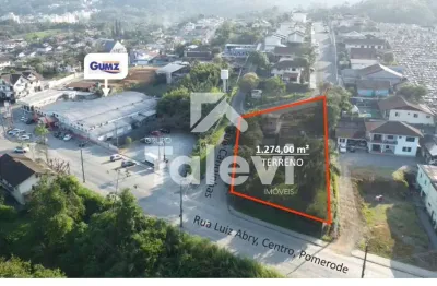 Terreno comercial à venda no Centro, Pomerode  por R$ 800.000