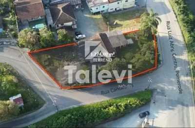 Terreno comercial à venda no centro, pomerode  por r$ 850.000