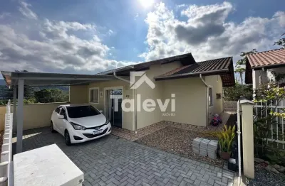 Casa em condomínio fechado com 3 quartos à venda no testo rega, pomerode , 63 m2 por r$ 395.000