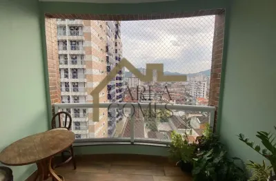 Apartamento com 3 quartos à venda na Rua Pasteur, Gonzaga, Santos