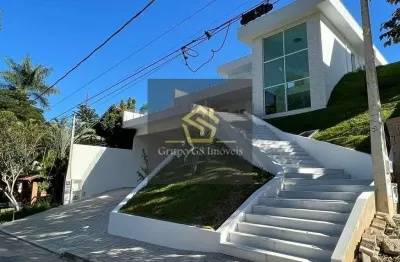 Casa com 4 dormitórios à venda, 519 m² por r$ 4.400.000,00 - condomínio marambaia - vinhedo/sp