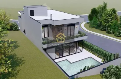 Casa com 3 dormitórios à venda, 280 m² por R$ 1.895.000,00 - Condomínio Residencial Flor da Serra