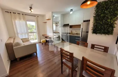 Apartamento com 2 dormitórios (1 suíte) semi-mobiliado para venda, 57 m² - condomínio fatto - jardi