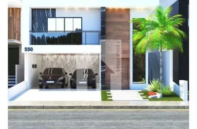 Casa em construção com 3 dormitórios à venda, 217 m² - brisas da mata - jundiaí/sp