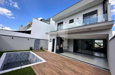 Casa à venda com 3 suites, closet, piscina, 4 vahas - 200m² - reserva ermida, jundiaí, sp