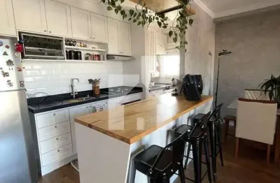 Apartamento com 2 dormitórios (1 suíte) à venda, 72m² - sala ampliada (3 ambientes), condomínio fat