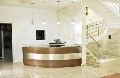 Sobrado para venda ou locação -  alto padrão no aquarius - 440 m², 5 suítes