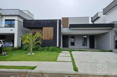 Casa térrea em condomínio fechado, 162,95m², 3 quartos, hobby box, caçapava