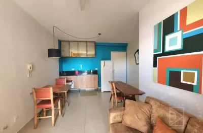 Apartamento à venda com 1 dormitório, 52m ², mobiliado na região central