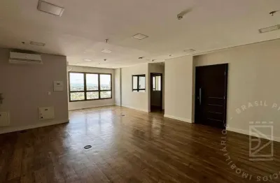 Sala comercial de 126m² à locação – infraestrutura completa