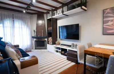 Flat duplex, 3 dormitórios sendo 1 suíte, 120m² em campos do jordão - sp