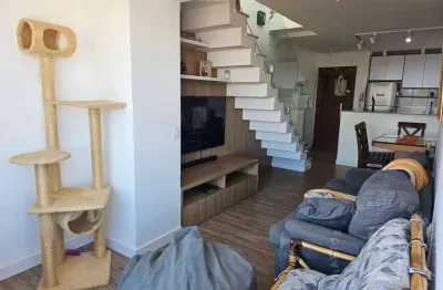 Cobertura duplex à venda, 3 dormitórios, 1 suíte, 124m², 2 salas - sjc